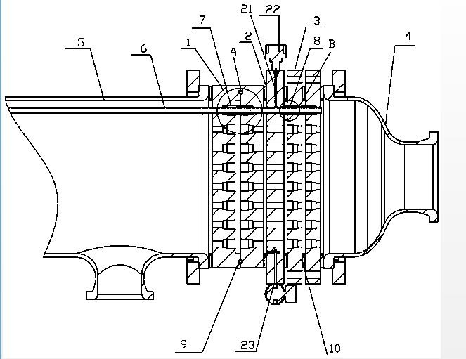 碳化硅換熱器內(nèi)側(cè)密封裝置發(fā)明 碳化硅換熱器內(nèi)側(cè)密封裝置發(fā)明