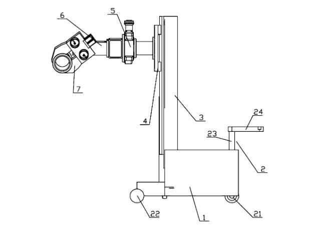 管道轉(zhuǎn)運機(jī)械手發(fā)明